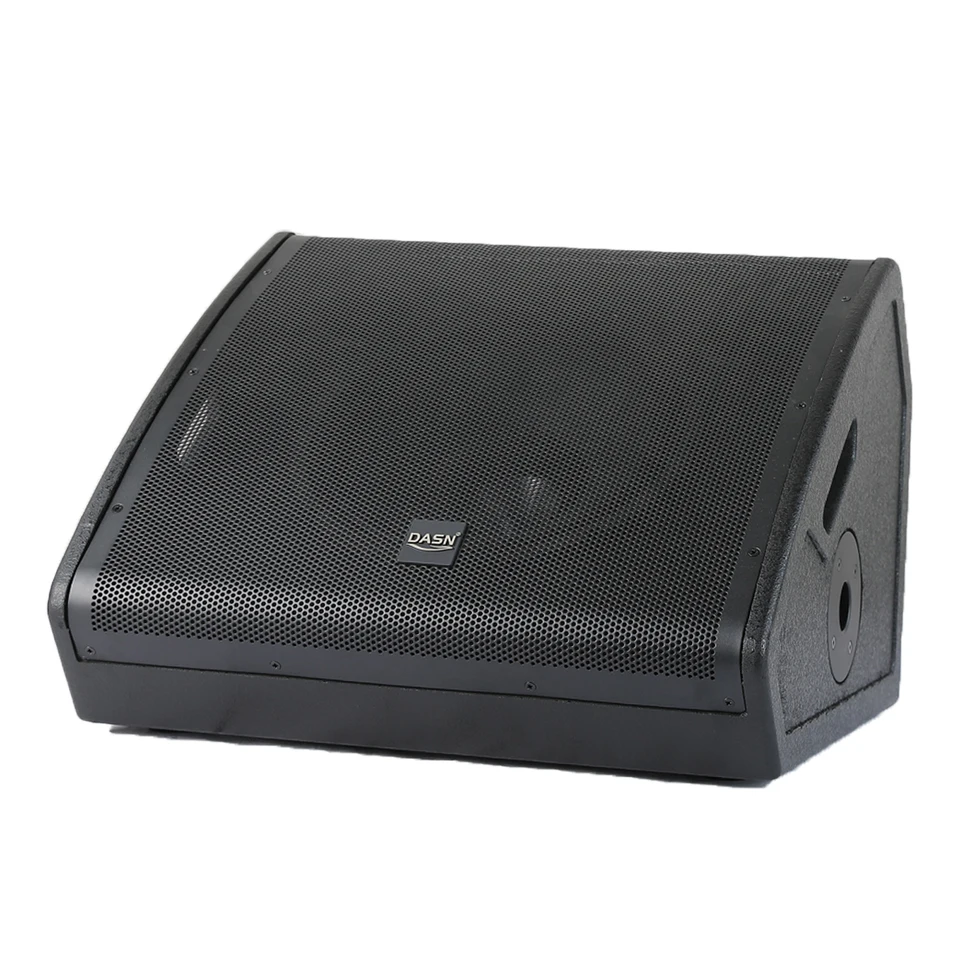 DASN MS12 500W RMS 12 -palcový drevený box Pasívne zvukové scénické štúdio DJ Singer Professional Monitor Reproduktory