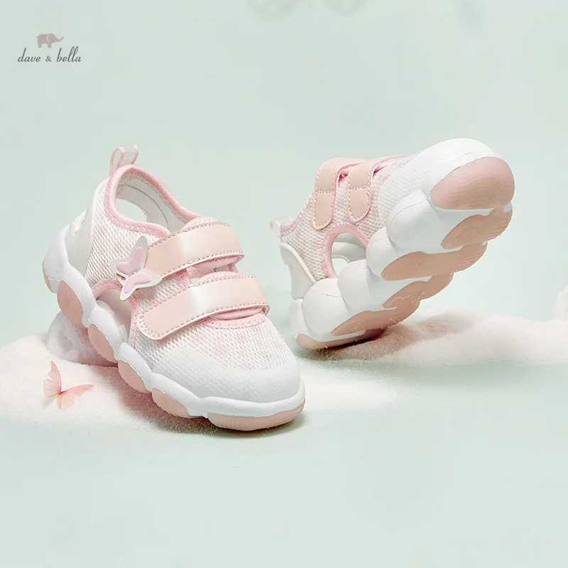 Dave Bella Kids Sports Sandals Summer Nové dievčatá ružové topánky Pohodlné sandále pre chlapec detské topánky Detské topánky DB2240440