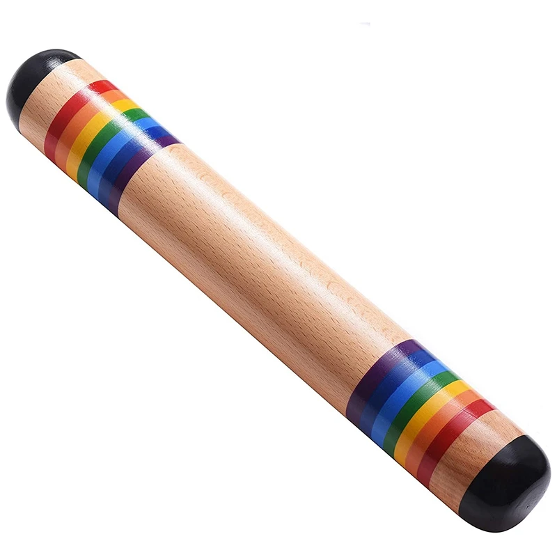 Dažďová palica, drevené dažďové výrobky Rattle Shaker zrážky trubice, hračka pre hudobné nástroje pre deti