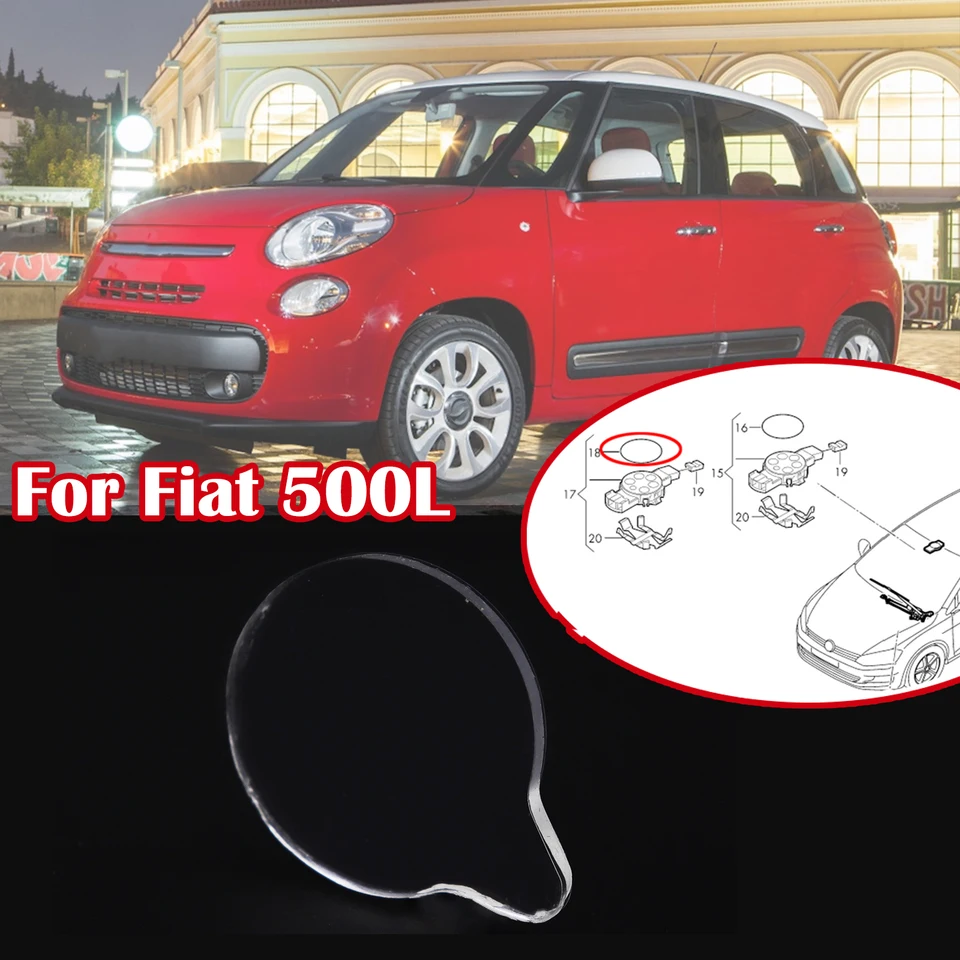 Dažďová senzorová gélová podložka pre fiat 500 l adhézneho filmu Silikónový vankúšový čelný skla opravárenská súprava s viacúčelovou páskou 2012 -