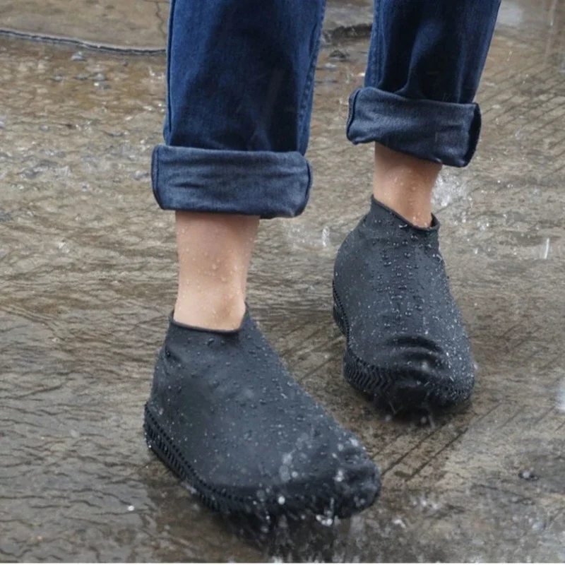 Dažďové topánky pre deti Dažďové obuv ochranca Silikón Travel Outdoor Dust Covers Rary Witerprope Gum Gum Household Gear Boot Day