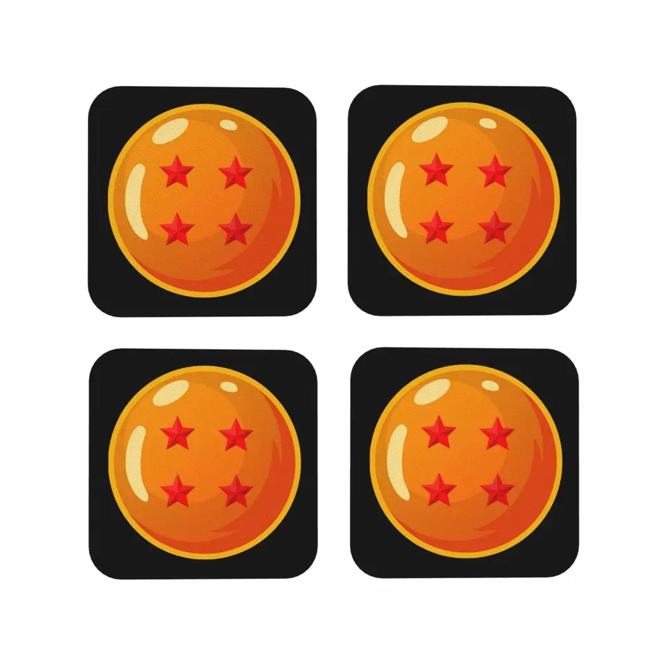 DBZ - Štyri hviezdičky Dragonball Coasters Kitchen Kuchy