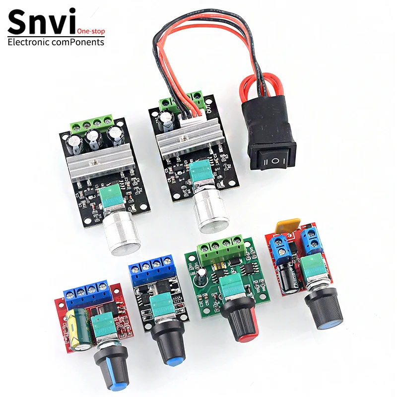 DC 1,8V-35V 2A 3A 5A 10A 30W 80W 90W PWM Rýchlosť motora Rýchlosť Motora Nízke napätie Rýchlosť Motora PWM Nastaviteľný pohon Modul