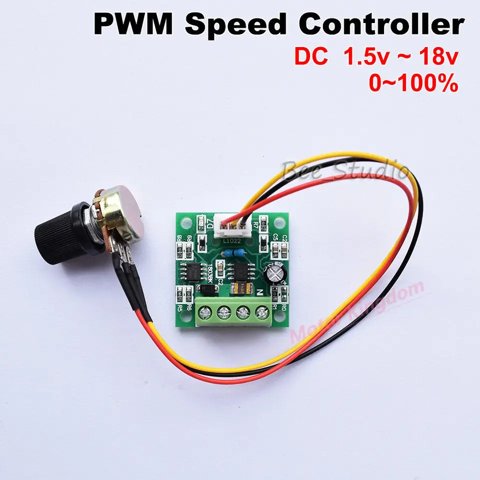 DC 1,8V 3V 5V 6V 9V 12V 18V 2A PWM DC Rýchlostný regulačný regulátor motora