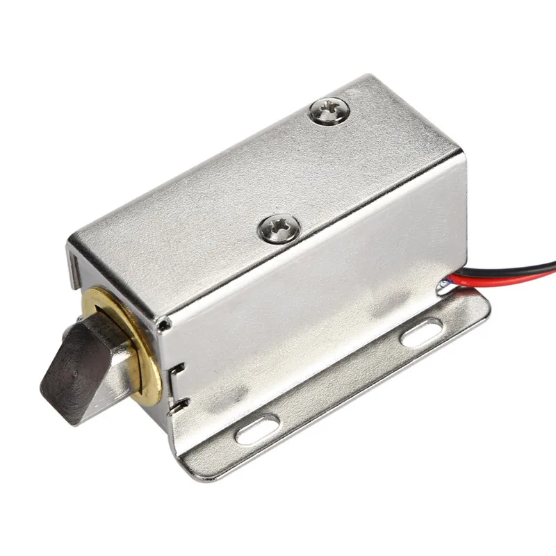 DC 12V 0,8A Elektronické malé skrinky Long Time Dlhodobý výkon sklonený pružinový solenoid solenoid pre zásuvky pre zásuvky