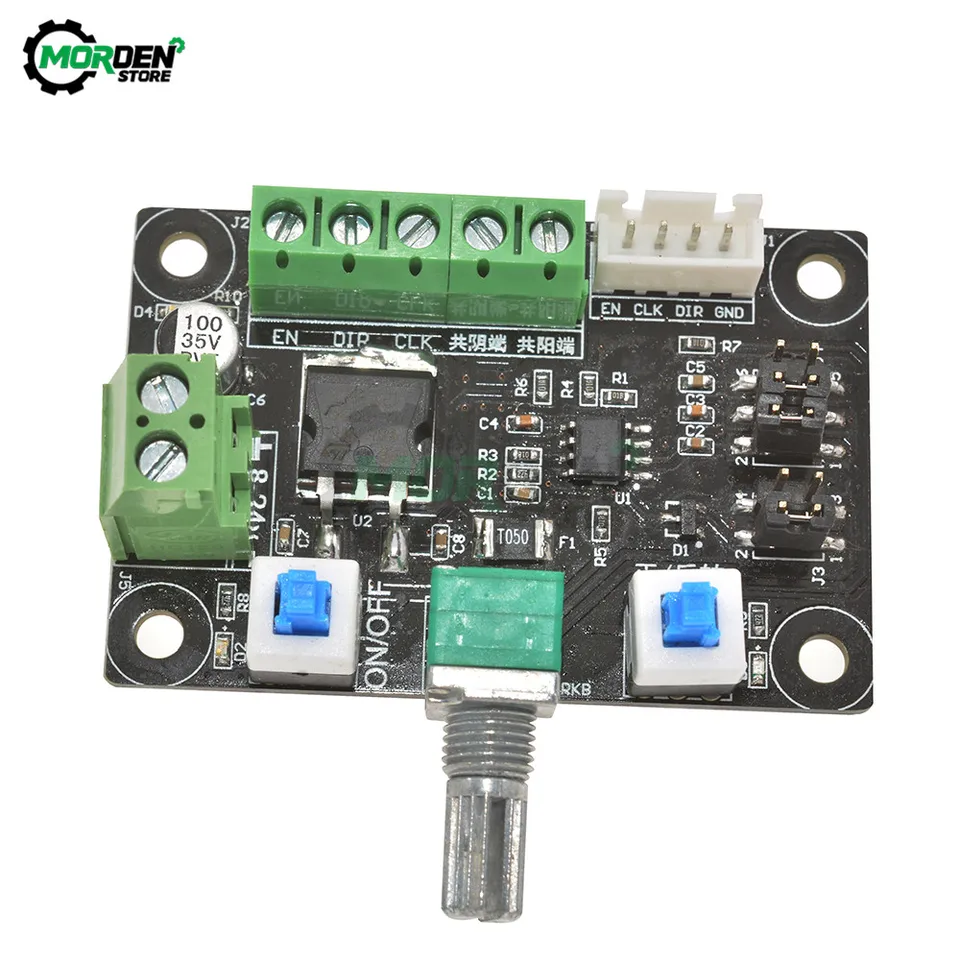 DC 12V 24V Krokový modul signálu pulzného motora pre modul generátora kroku pre regulátor rýchlosti ovládača motora 8 ~ 24 V
