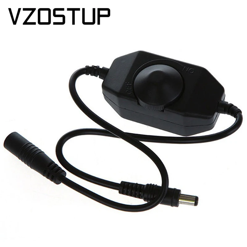 DC 12V 24V STEPLESSESS GOB LED STREWER SWINLER OVERER pre 3528 5050 s jedným farebným prúžkom LED Svetlo Stlmenie Nastaviť jas
