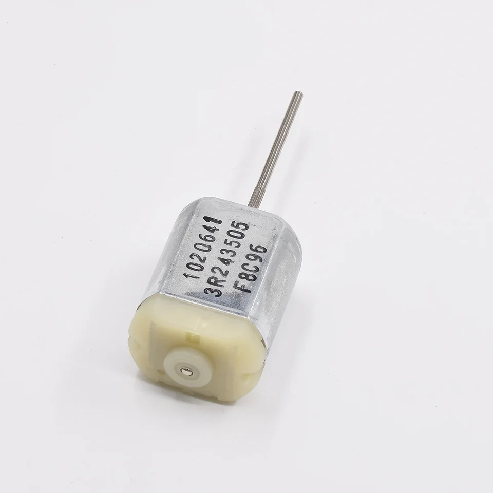 DC 12V Johnson 1020641 FC-280SC-20150 MINI 24 mm uhlíkový kefový motor 37 mm dlhý hriadeľ pre spätné zrkadlo zámku dverí