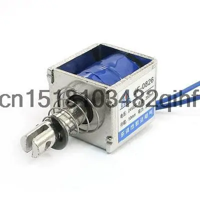 DC 24V 20N Push Pull Linear ovládača elektromagnet Solenoid JF-0826