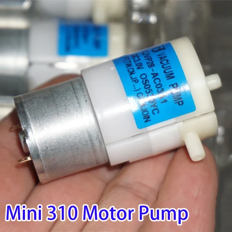 DC 3V 3,7V Micro RF-310 Motorové čerpadlo kefy Vákuum vzduchu Vzduch Oxygen Negatívny tlak prsné čerpadlo 2,4 l/min