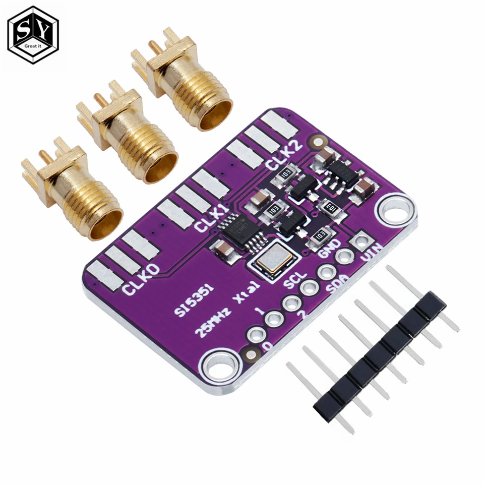 DC 3V-5V CJMCU-5351 SI5351A SI5351 I2C Generátor Generátor Generátor Modul Signator Hodiny 8 kHz-160MHz