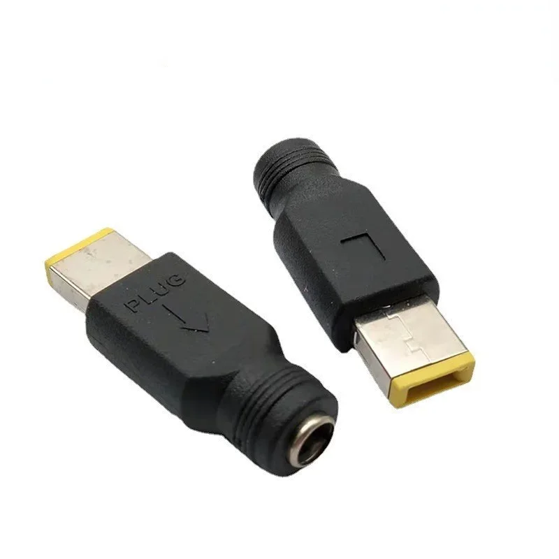DC 5.5x2.1 mm ženské až štvorcové zástrčky 20V konektor prevodníka pre konektor pre Lenovo ThinkPad AC napájacie nabíjačku napájacieho adaptéra
