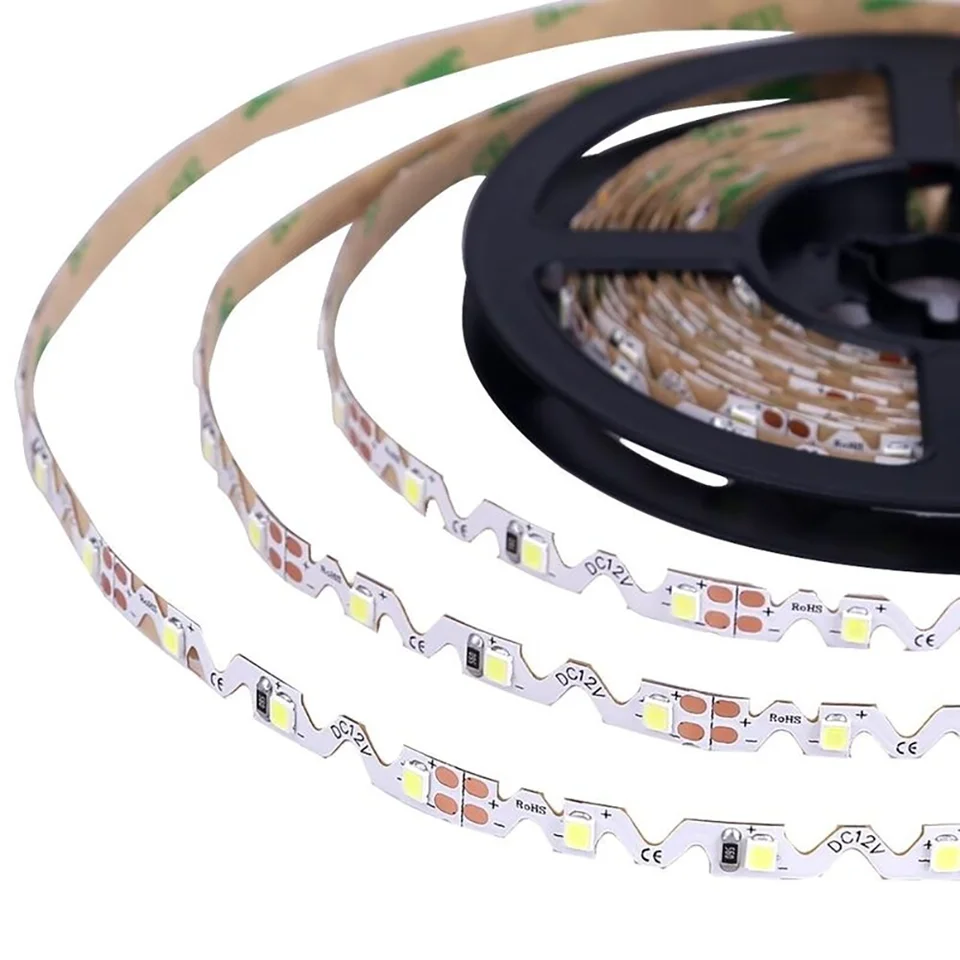 DC 5V LED Strip S Tvar 2835 LED páska Flexibilná páska LED svetlo LIGHTH WHELT/ COOL BIELA ​​5M/ ROLL 300LEDS pre reklamu Billboard Billboard