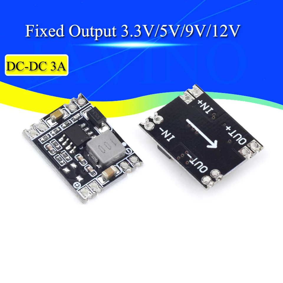 DC-DC 3A Buck Modul SPLATENÉHO DOPRAVY PREVÁDZKY 5V-12V 24V až 5V 3,3V 9V 12V Pevný výstup Vysokok vpred pre Arduino vymeňte LM2596