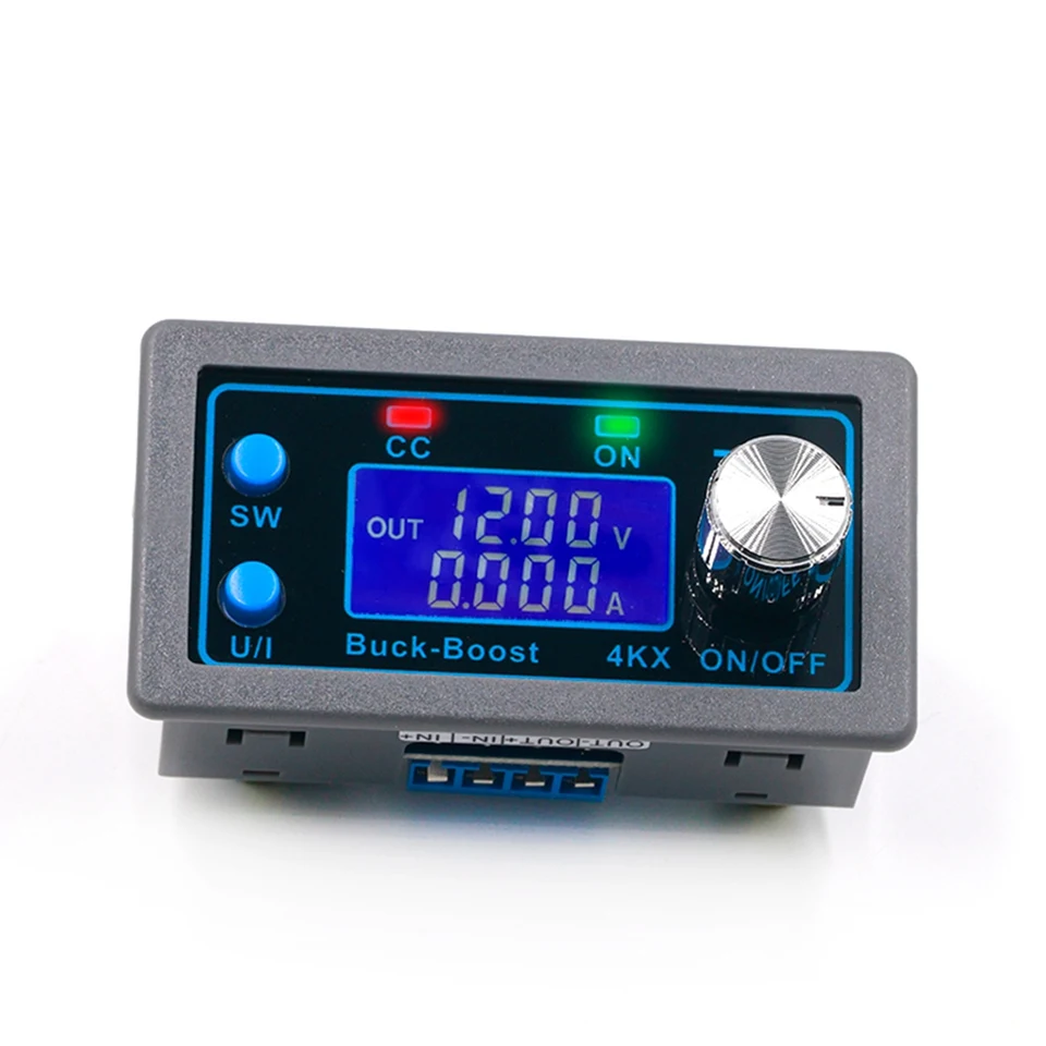 DC DC Buck Boost Converter CC CV 0,5-30V 4A 5V 6V 12V 24V Výkonový modul nastaviteľný regulovaný laboratórny napájanie