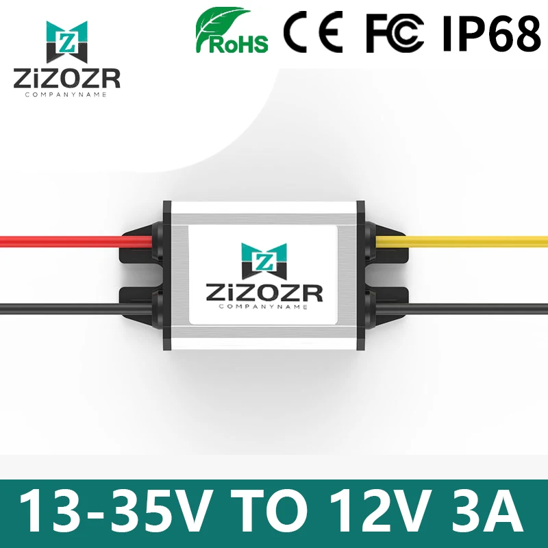 DC-DC Power Converters 13-35V 24V až 12V 3A Transformátor Buck Buck Regulator Step-Down Modul nabíjacie adaptér Stabilizátor