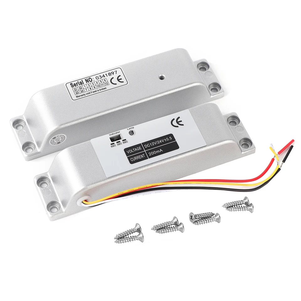 DC12V 1000 kg Elektrická kvapka Magnetická indukčná brána Prístup Prístup Magnetic Gate Lock 0S/3S/6S Funkcia oneskorenia