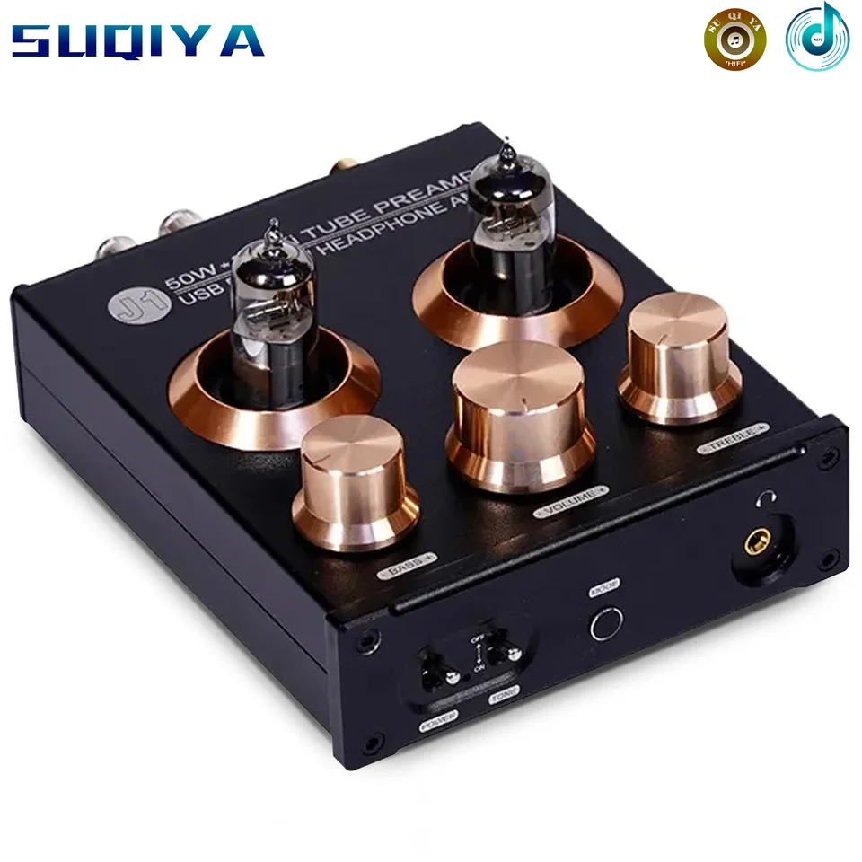 DC24V 50W*2 6J5 trubica TPA3116 Bluetooth 5.0 USB DAC AUX SARFON MINI