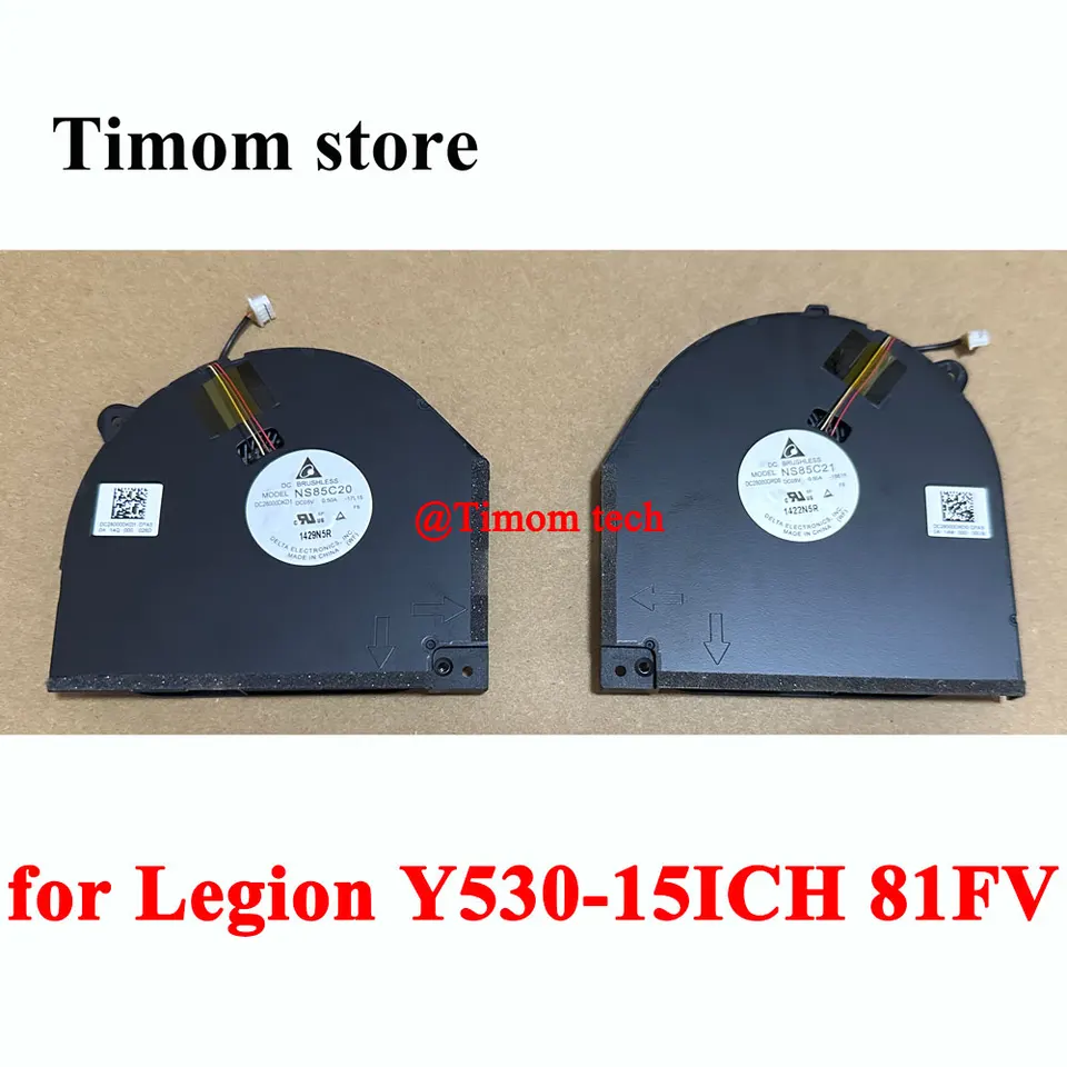 DC28000DKD1 DC28000DRD0 L+R FIR pre légiu Y530-15ICH 81FV FRU 5F10R40214 Lenovo Y7000 Originálny nový noteptop chladiaci chladič CPU CPU