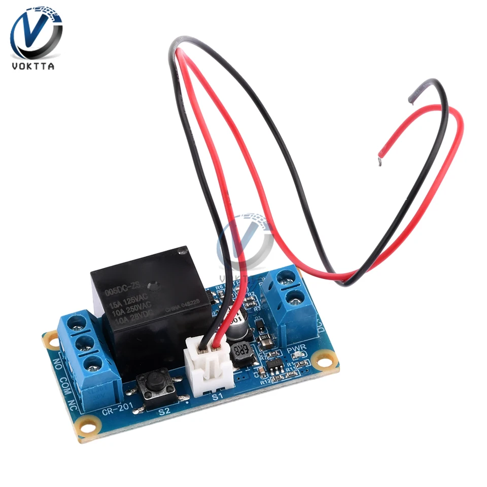 DC5-28V 1 Kanálový reléový modul bistabilný mikrokontrolér RELELER RELEVE RELE DOPADLA ONE KLAV ONE STOP STOP STOPKY MODUL