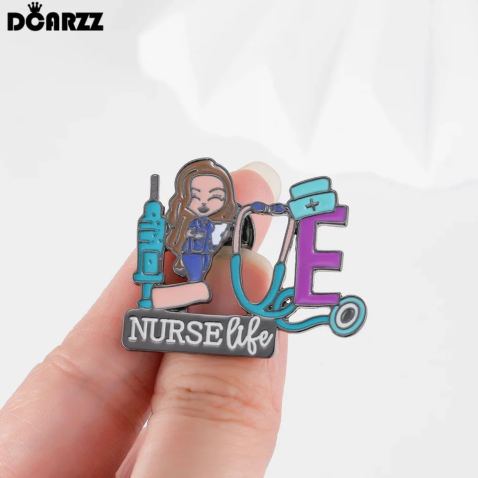 Dcarzz Cartoon Sestra Enamel Broš