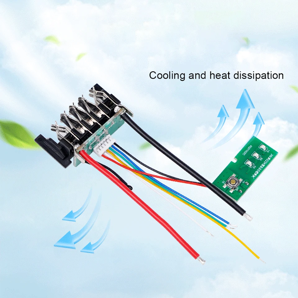 DCB200 Li-Ion Battery Battery PCB nabíjanie dosky na nabíjanie pre Dewalt 18V 21V Garden Electric Electric Vŕtačka Kladivo Ochrana batérie