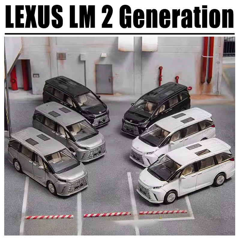 DCT 1/64 LEXUS LM 2 Generálna zliatina hračky motorové vozidlo odierač kovového modelu