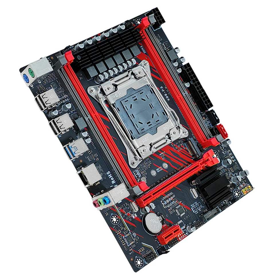 DDR3 ECC Desktop Server Základná doska E5 2666 V3 LAG2011-V3 Počítačová doska 1866MHz PC Základná doska M.2 Port NVME/SATA ATX