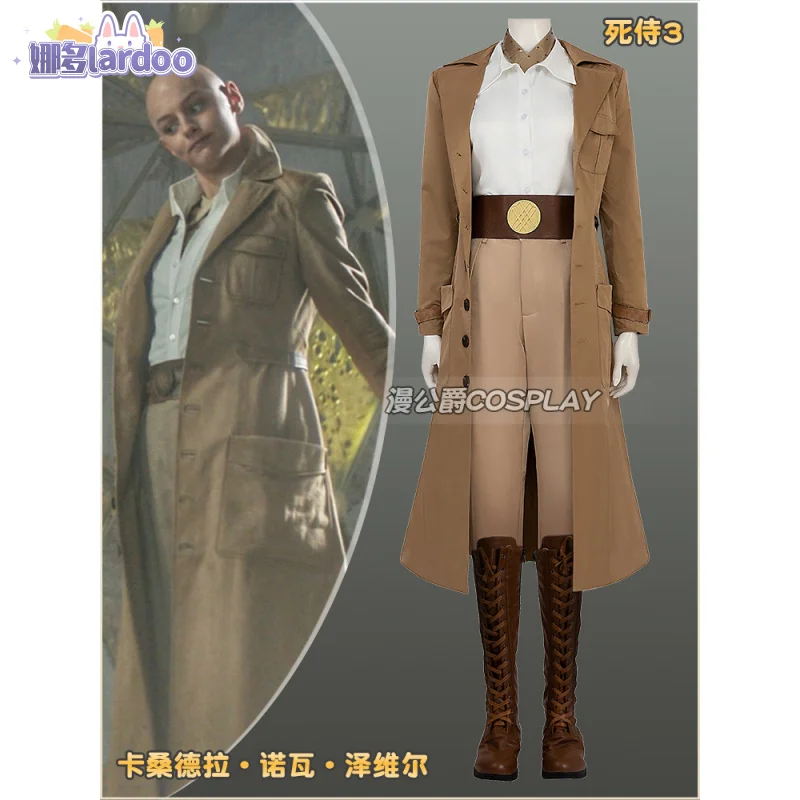 Deadpool 3 Cassandra Nova Xaveler Cosplay kostým zloduch postava ženská celá set košeľa nohavice topánky topánky vlastná veľkosť