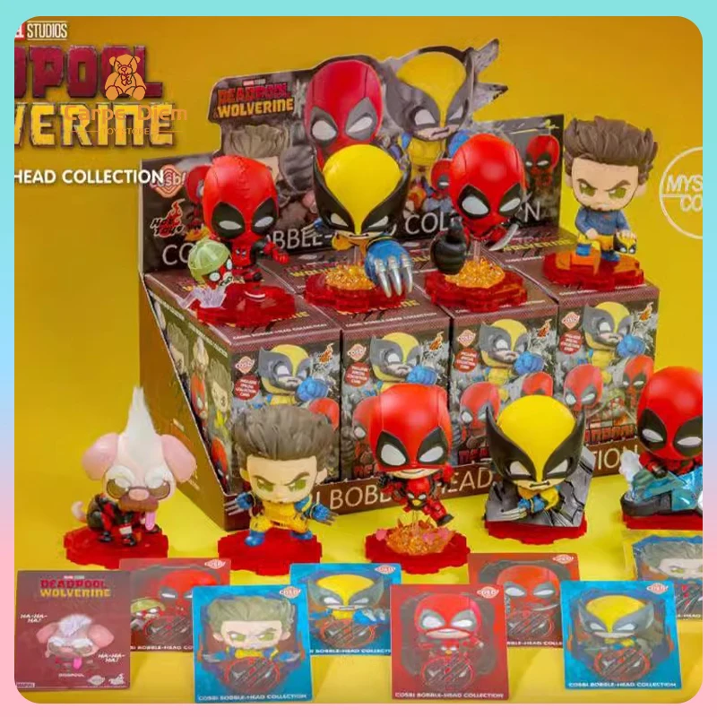 Deadpool a Wolverine Deadpool 3 slepý box Originálny film Periférna postava Cosbaby Doll Orecents Desktop Ozdob