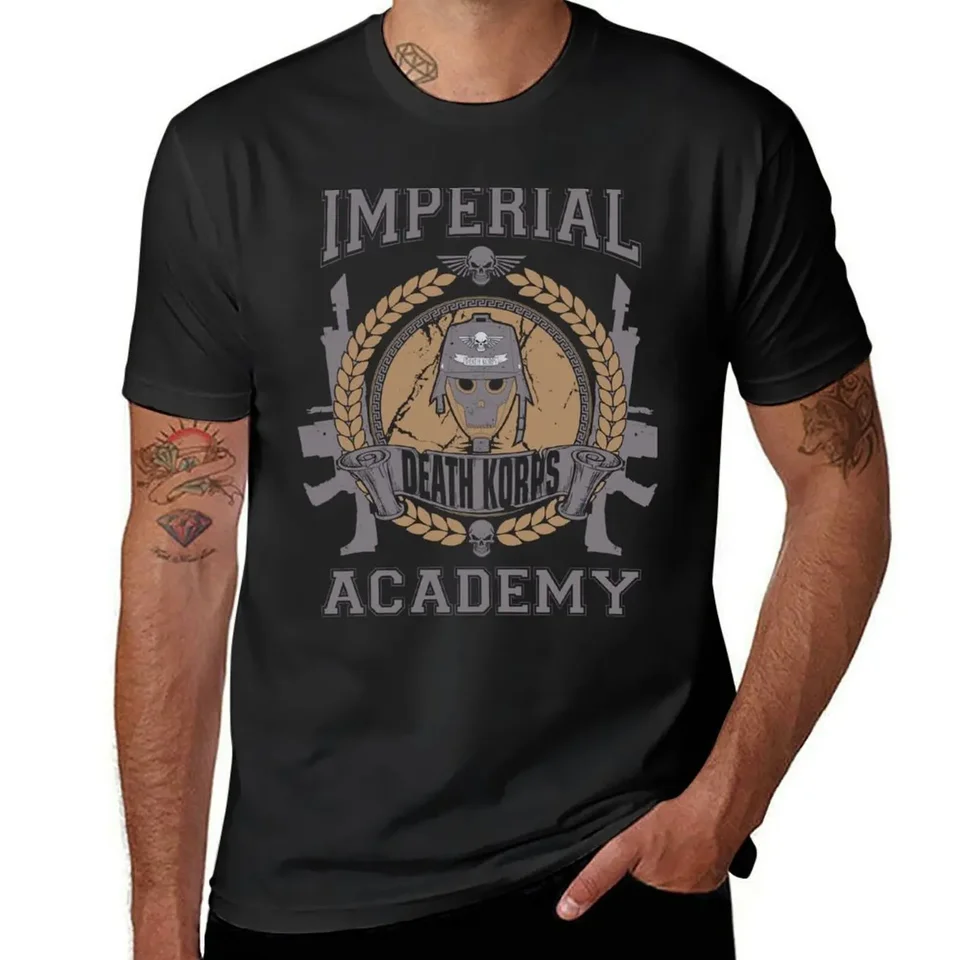 Death Korps - Akadémia tričko Animal Prinfor Boys letné oblečenie grafické košele grafické tričko vintage kompresné košele Men