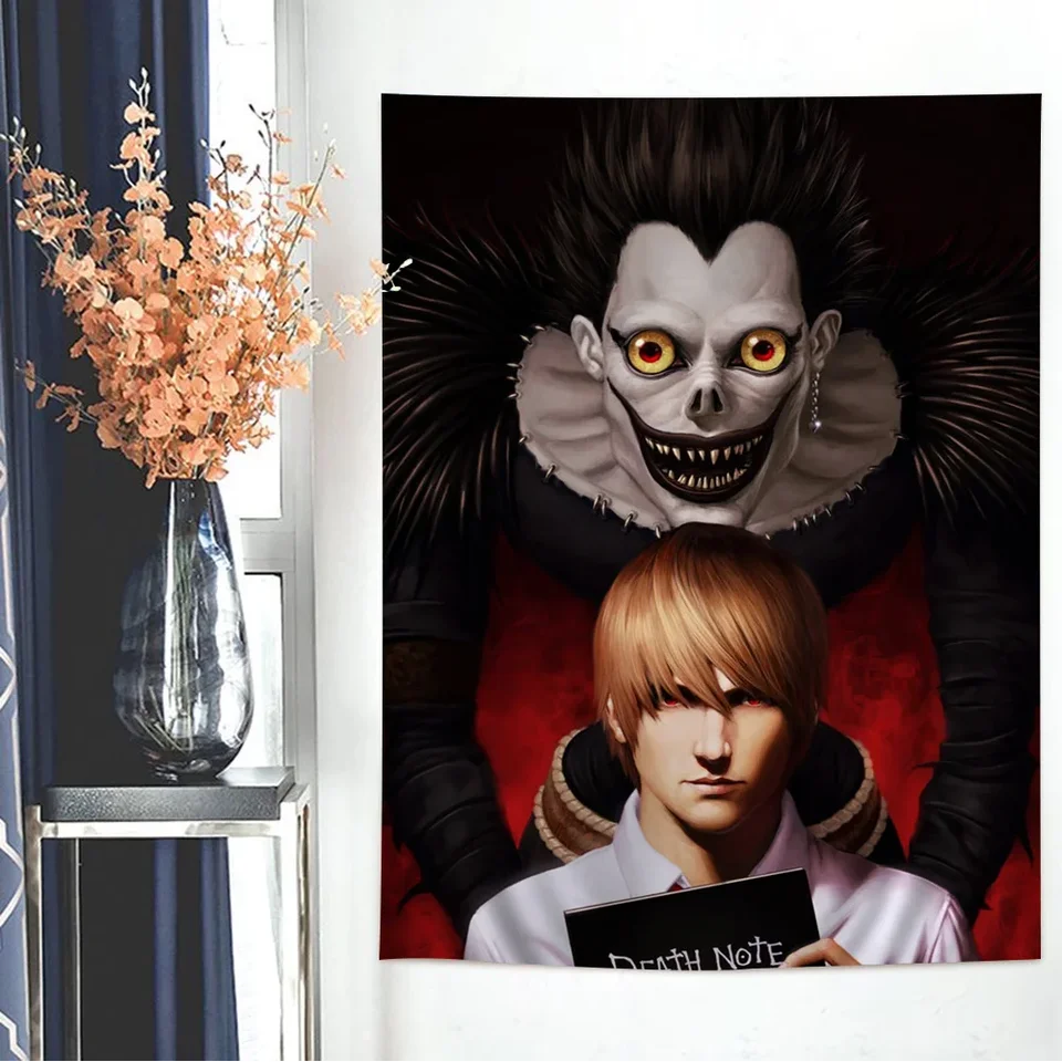 Death note Anime Anime tapiséria zavesenie tarotovej hippie nástenné koberce Dorm Home Decor