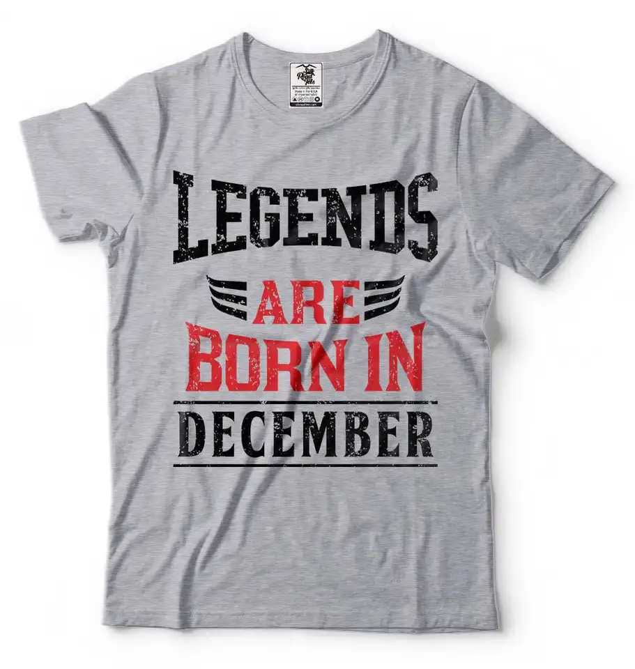 December T tričko narodené v narodeninách pre vtipné