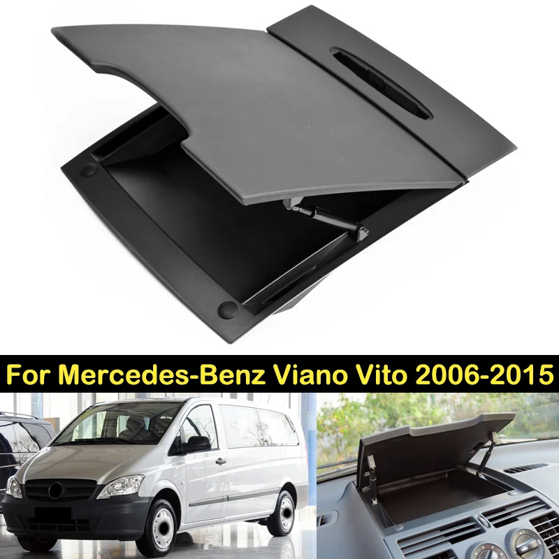 DeCho pre Mercedes-Benz Viano Vito 2006-2015 W639 W636 Automobilový predný prístrojový panel Center Console Box Top Storage Sundries Sundries Box