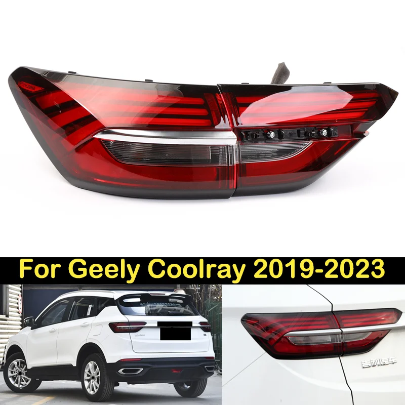 DECHO Taillight pre Geely Coolray 2019 2020 2012 2022 2023 Brzdové svetlo zadné nárazníky zadné svetlá zadné svetlo zadné svetlo