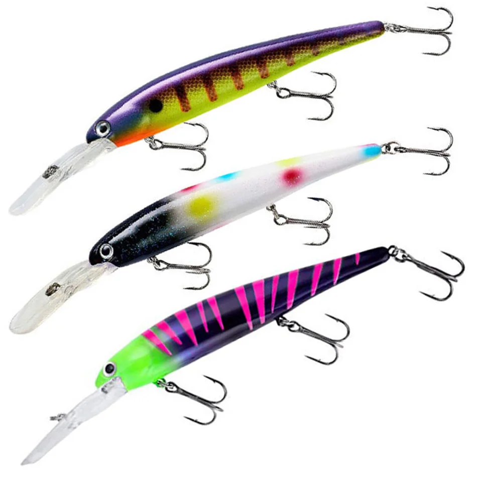 Deep Walleye Trolling Love Wobbler 12cm/20g Floating Crankbait Bandit Minnow Bass Pike Hĺbka návnady 3-8 m slaná voda
