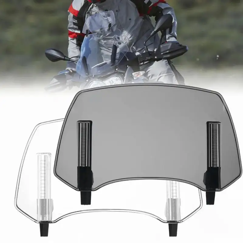 Deflektor čelného skla motocykla, predĺženie čelného skla motocyklov, univerzálny deflektor motocyklových bubliny, doplnky na modifikáciu