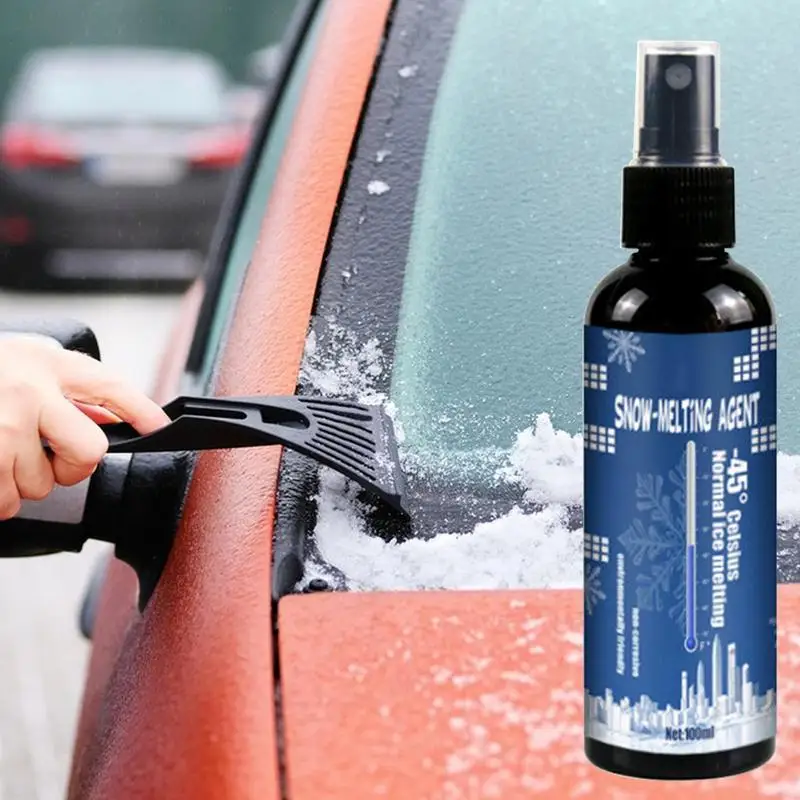 Deicer pre rýchle pôsobenie rozprašovania ľadu na čelné sklo automobilu na čelné sklo rozmrazujúce mrazivé sprejové okno Sneh Sneh Defrost
