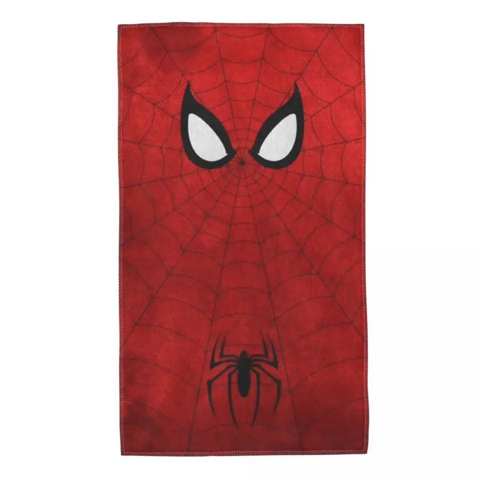 Dekoratívne komiks Spider-Man Superhrdinské uteráky pre kúpeľňu Kuchyňa Krásna zavesená tvár pre hotel