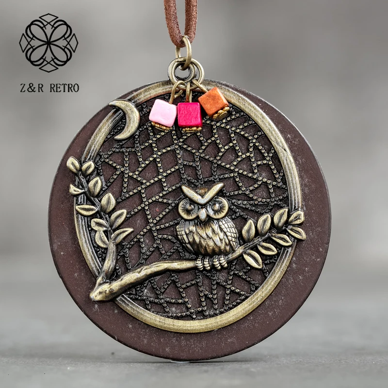 Dekoratívne reťaze sovy Goth náhrdelník Retro vinobranie šperky odpruženie Ženy Valentines Day Collier Pendants Trending Products