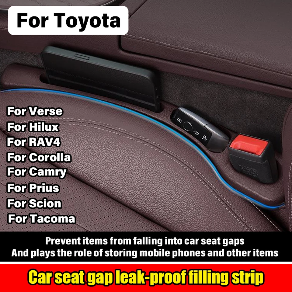 Dekoratívny prúžok na úložisko autosedačky Dekoratívny prúžok pre Toyota Verse Hiux Rav4 Corolla Ccamry Prius Scion Tacoma Sedadlá Kit