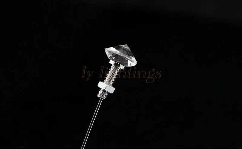 dekorácie Optické vlákno Light Fiber End Cups Crystal Hats Tailpieces 50ks Fit 0,5 mm-2,5 mm vlákno optika kov+fixovanie skla