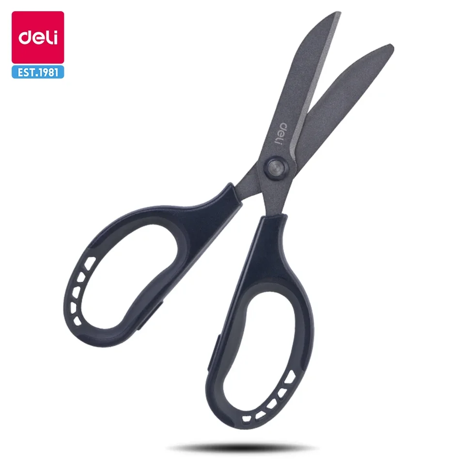 Deli Anti Stick Nožnice 170 mm anti hrdza Office Domov Nožnice z nehrdzavejúcej ocele Nožnice pre školské náradie