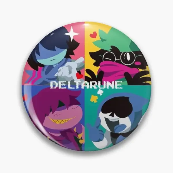 Deltarune plagát prispôsobiteľný mäkký gombík PIN PIN PIN dám módne kovové oblečenie golier milenka vtipná brošňa darček kreatívny