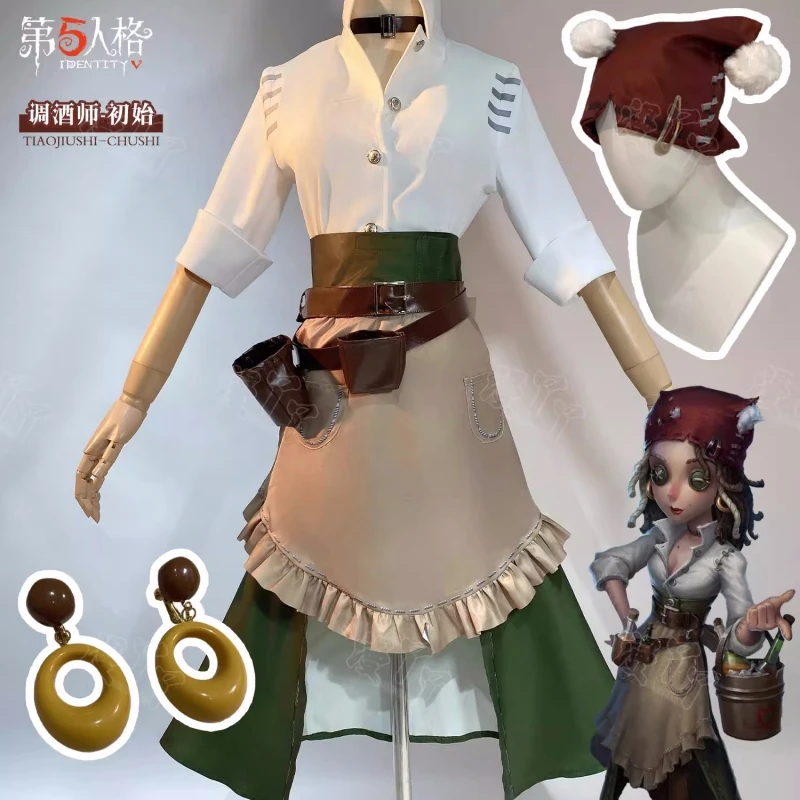 Demi Bourbon Cosplay Game Identita V Anime Ženy Dievčatá módna uniforma barmanka Rola Play Clothing Party Comic-Con kostýmy zásob