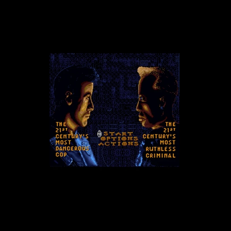 Demolition Man 16 bitová herná karta Big Grey pre NTSC Game Player Drop Shipping