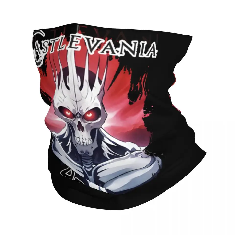 Demon Bandana Neck Gaiter Motocyklový klub Castlevania Feace Scat Running Unisex Adult Winter