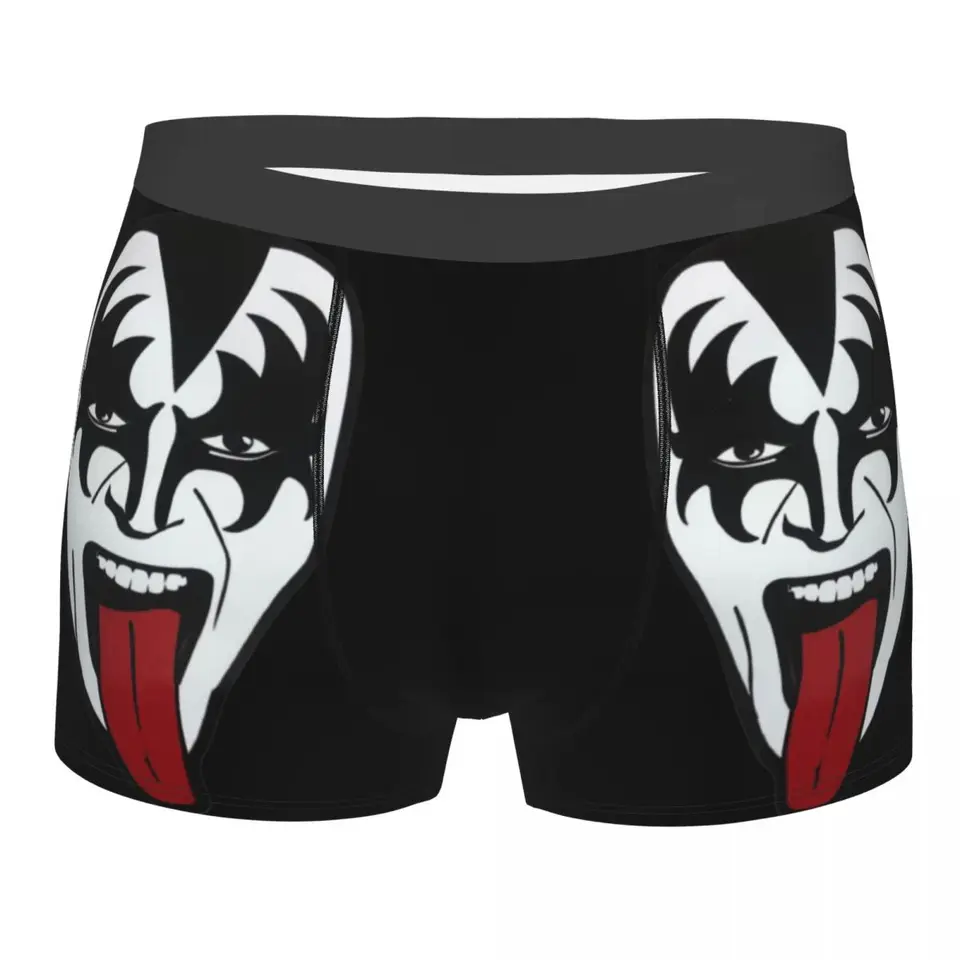 Demon Kiss Band Gene Simmons Accessories Crew Man'scosy Boxer Briefs Underwear Vysoko priedušné vysoko kvalitné darčeky k narodeninám