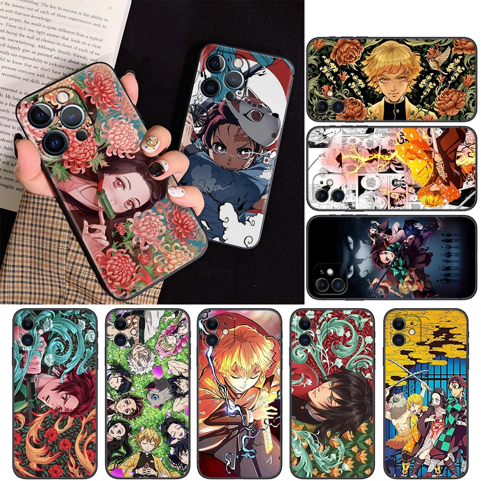 Demon Slayer Soft Case pre Redmi Note 11 11S 10 10T 10 Pro Max 10S 9T 9 9S 8 8T 7 Xiaomi Mi 11 11i 12 12x