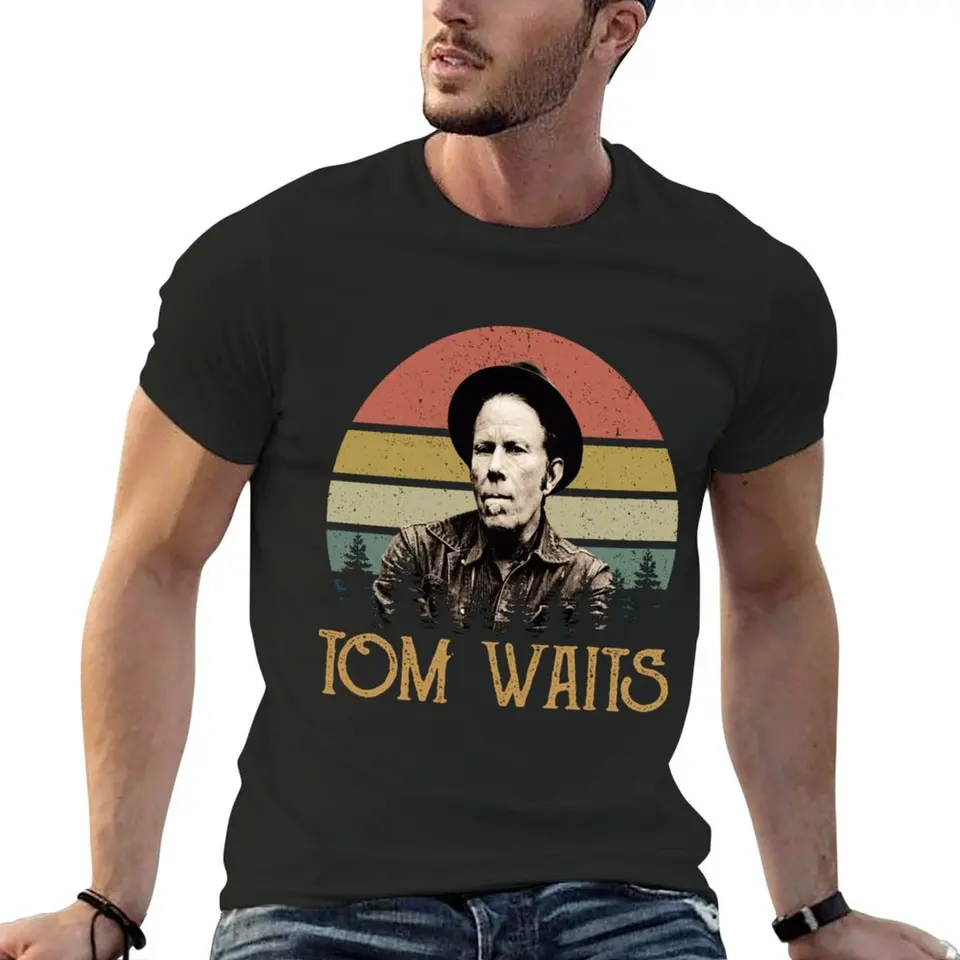 Denné darčeky Tom Waits Music Ikony tričko Trič